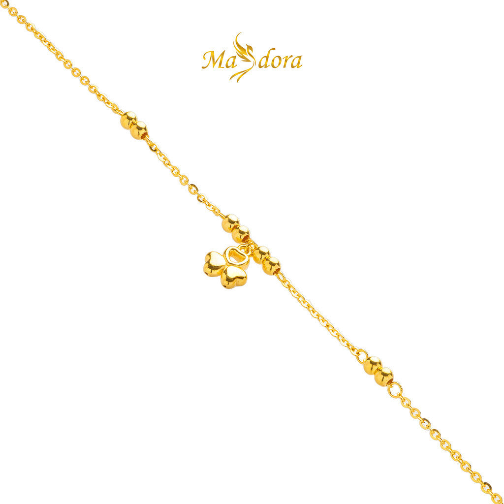 MASDORA 999 Gold Bracelet Rantai Tangan Emas ~ Golden Boba Edition (EMAS 999/24K)