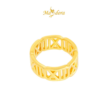 MASDORA 999 Gold Ring Rings Cincin Emas ~ Versatile Roman (EMAS 999/24K)