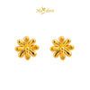 MASDORA 999 Gold Earring Earrings Emas ~ Starry Daisy (EMAS 999/24K)