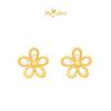 MASDORA 999 Gold Earring Earrings Emas ~ Golden Daisy (EMAS 999/24K)