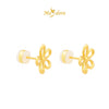 MASDORA 999 Gold Earring Earrings Emas ~ Golden Daisy (EMAS 999/24K)