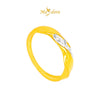 MASDORA 916 Gold Ring Rings Cincin Emas ~ Duotone Spiral Leafy (EMAS 916/22K)