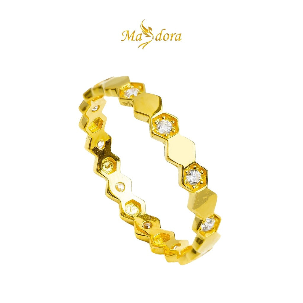 MASDORA 916 Gold Ring Rings Cincin Emas ~ Be My Love Gold 3C (EMAS 916/22K)