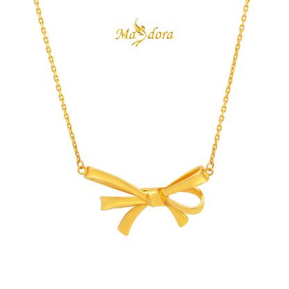 MASDORA 916 Gold Necklace Rantai Leher Emas ~ Exclusive Ruban (EMAS 916/22K)