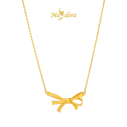 MASDORA 916 Gold Necklace Rantai Leher Emas ~ Exclusive Ruban (EMAS 916/22K)