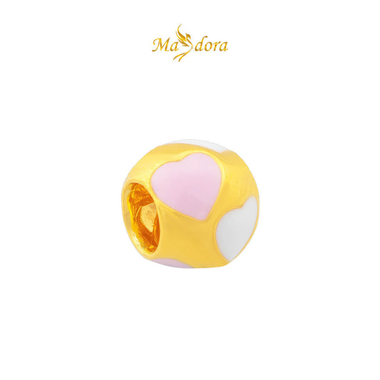 MASDORA 916 Gold Beads Bead Emas ~ Full Heart Ball (EMAS 916/22K)