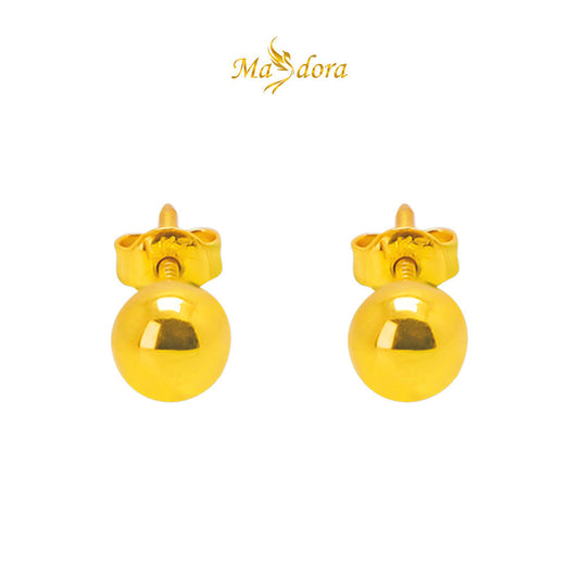 MASDORA 916 Gold Earings Earing Subang Emas ~ Golden Lollipop (EMAS 916/22K)