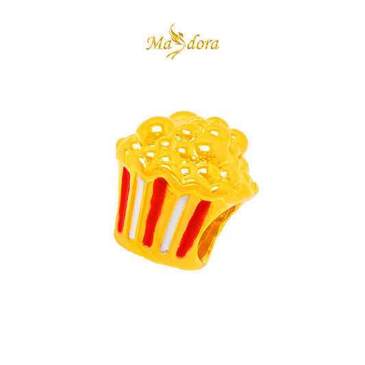 MASDORA 916 Gold Beads Bead Emas ~ HG Red Popcorn Bucket (EMAS 916/22K)