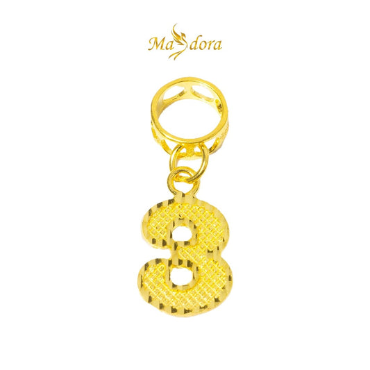 MASDORA 916 Gold Charms Charm Emas ~ Numbering (EMAS 916/22K)