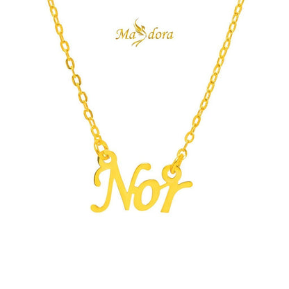 MASDORA 916 Gold Necklace Rantai Leher Emas ~ Name After You 916 (EMAS 916/22K)