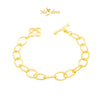 MASDORA 916 Gold Bracelet Rantai Tangan Emas ~ T-Clover Chain (EMAS 916/22K)