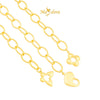 MASDORA 916 Gold Bracelet Rantai Tangan Emas ~ T-Clover Chain (EMAS 916/22K)