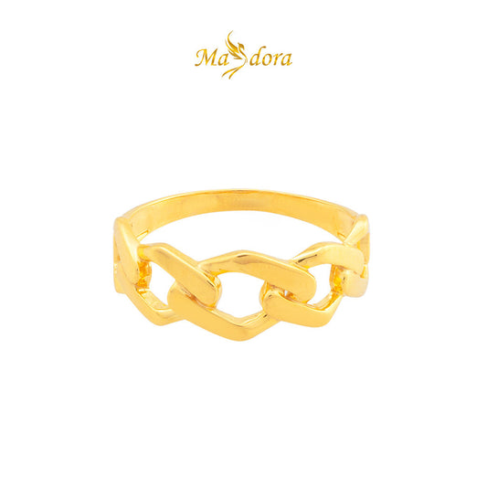 MASDORA 916 Gold Ring Rings Cincin Emas ~ Solid linney (EMAS 916/22K)