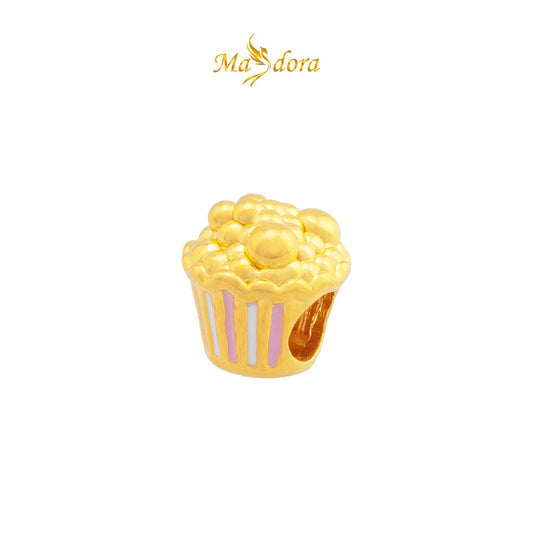 MASDORA 916 Gold Beads Bead Emas ~ HG Pink Bucket Popcorn (916/22K)