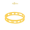 MASDORA 916 Gold Ring Rings Cincin Emas ~ Minimalist Golden Roman (EMAS 916/22K)
