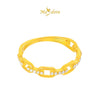MASDORA 916 Gold Ring Rings Cincin Emas ~ Sparkling Links Of Love (EMAS 916/22K)