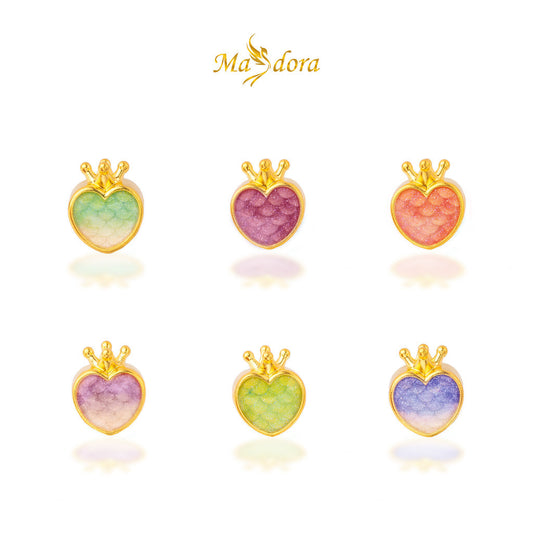 MASDORA 999 Gold Pendant Loket Emas ~ Queen Desire (EMAS 999/24K) -- FREE LEATHER BRACELET!