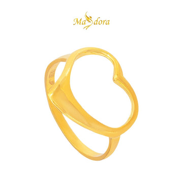 MASDORA 916 Gold Ring Rings Cincin Emas ~ Modern Fancy Sincero Love (EMAS 916/22K)