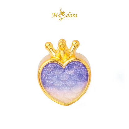 MASDORA 999 Gold Pendant Loket Emas ~ Queen Desire (EMAS 999/24K) -- FREE LEATHER BRACELET!