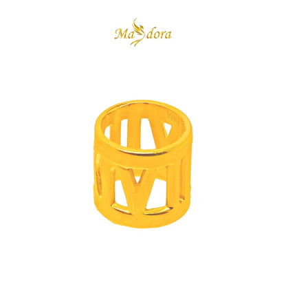 MASDORA 916 Gold Pendant Loket Emas ~ Roman Loop (EMAS 916/22K)