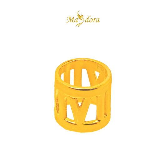 MASDORA 916 Gold Pendant Loket Emas ~ Roman Loop (EMAS 916/22K)