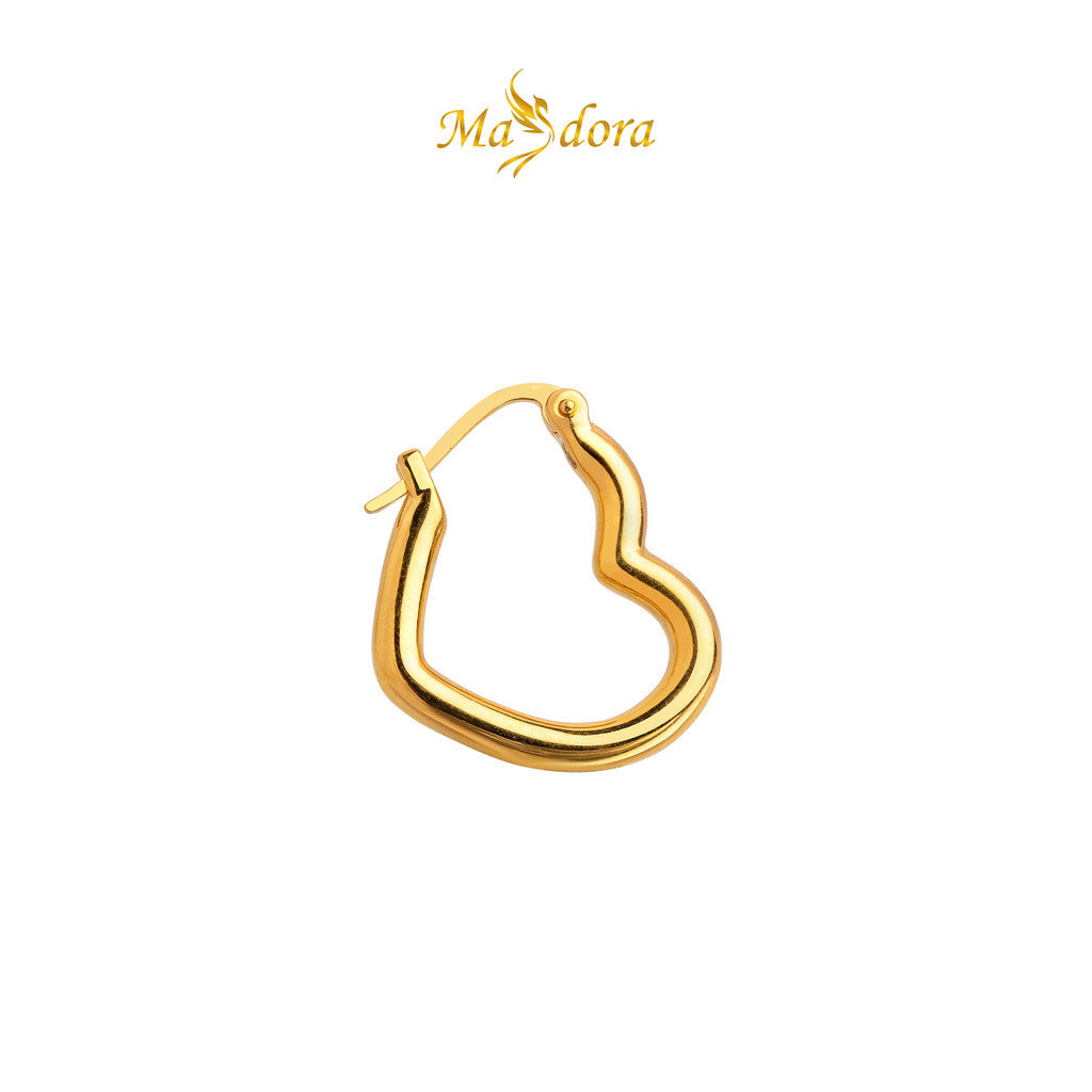MASDORA 999 Gold Earring Earrings Subang Emas ~ Sincero Hook (EMAS 999/24K)