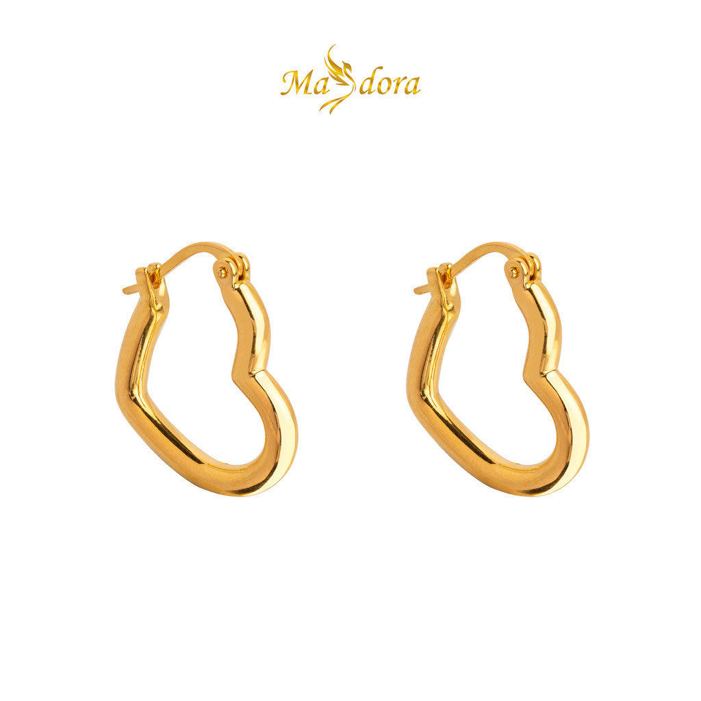 MASDORA 999 Gold Earring Earrings Subang Emas ~ Sincero Hook (EMAS 999/24K)