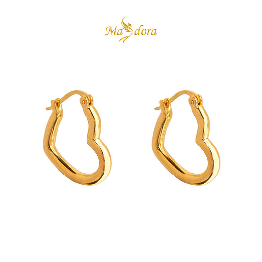 MASDORA 999 Gold Earring Earrings Subang Emas ~ Sincero Hook (EMAS 999/24K)