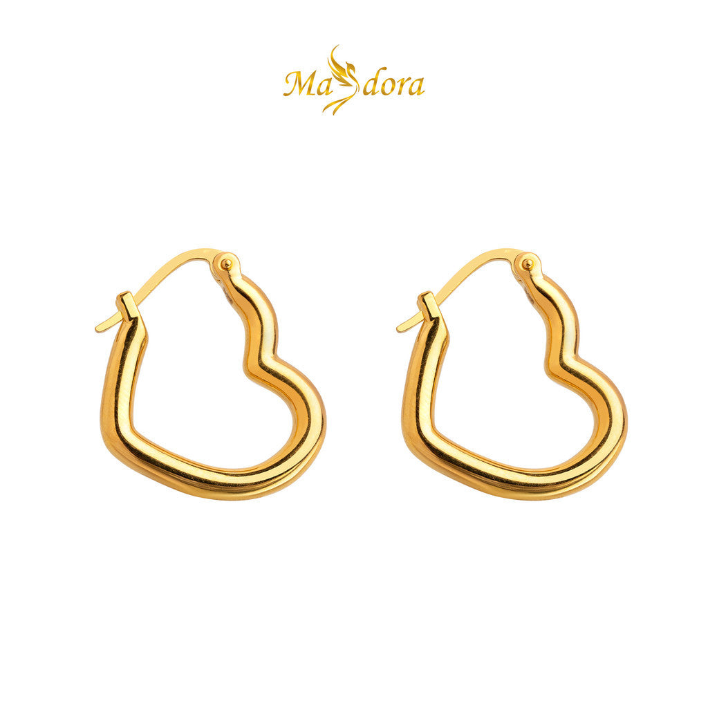 MASDORA 999 Gold Earring Earrings Subang Emas ~ Sincero Hook (EMAS 999/24K)