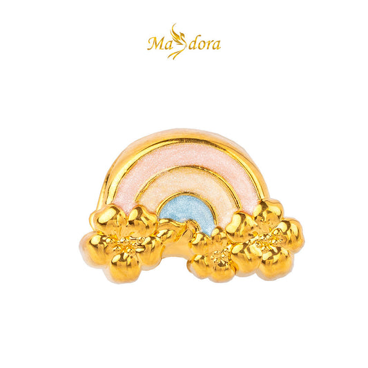 MASDORA 999 Gold Beads Bead Emas ~ HG Colourful Majestic Rainbow (EMAS 999/24K)