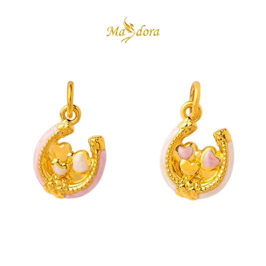 MASDORA 999 Gold Pendant Loket Emas ~ Love Gather (EMAS 999/24K)