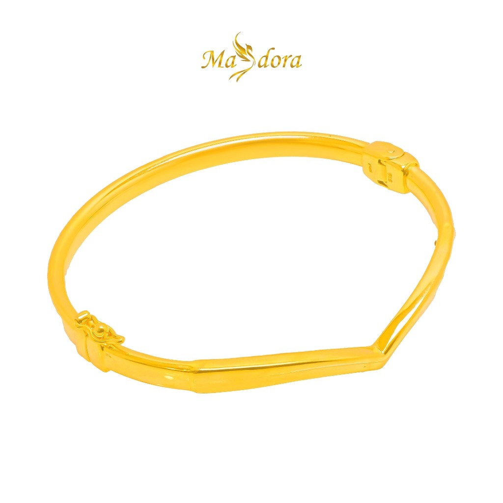 MASDORA 916 Gold Bangle Gelang Tangan Emas ~ Exclusive V (EMAS 916/22K)