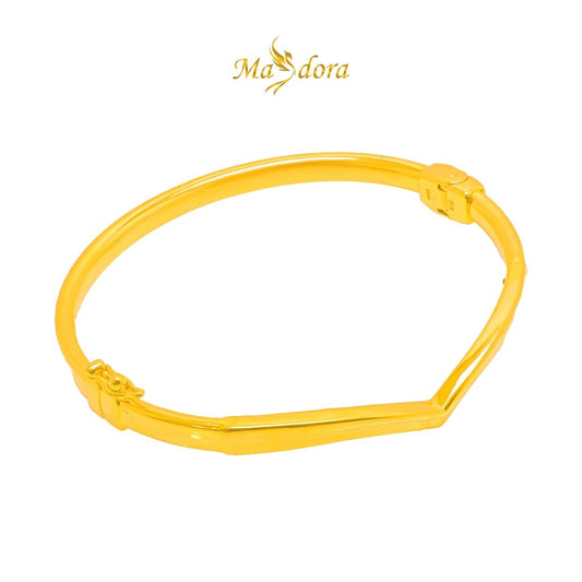 MASDORA 916 Gold Bangle Gelang Tangan Emas ~ Exclusive V (EMAS 916/22K)