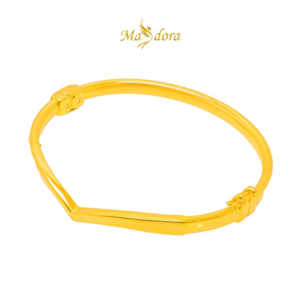 MASDORA 916 Gold Bangle Gelang Tangan Emas ~ Exclusive V (EMAS 916/22K)
