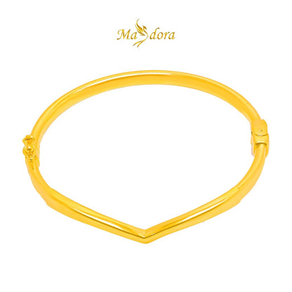 MASDORA 916 Gold Bangle Gelang Tangan Emas ~ Exclusive V (EMAS 916/22K)