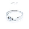 SILVERA 925 Silver Ring Rings Cincin Perak ~ True Love Wedding Band, 925 Silver by Masdora