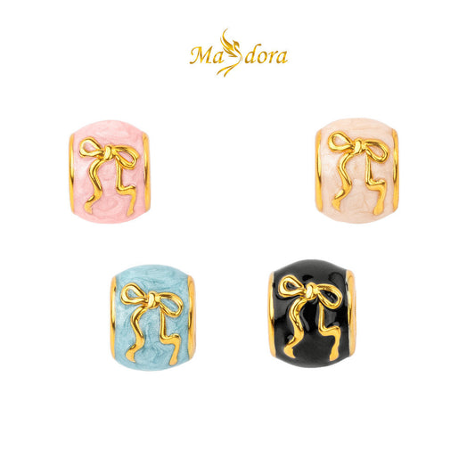 MASDORA 999 Gold Beads Bead Emas ~ HG Ribbon Round (EMAS 999/24K)
