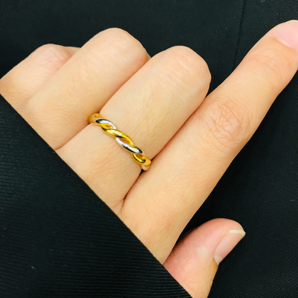 MASDORA 916 Gold Ring Rings Cincin Emas ~ Emirates Star Zahra Duotone (EMAS 916/22K)