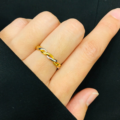 MASDORA 916 Gold Ring Rings Cincin Emas ~ Emirates Star Zahra Duotone (EMAS 916/22K)