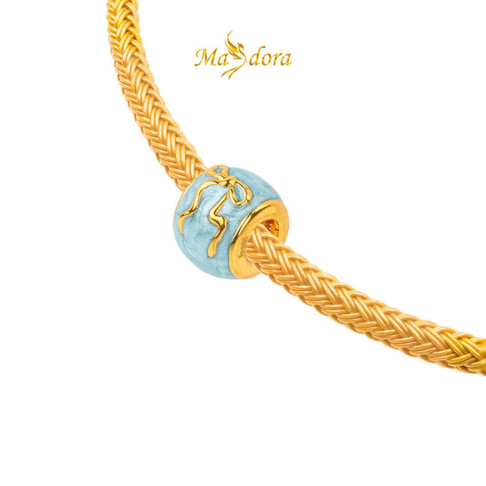 MASDORA 999 Gold Beads Bead Emas ~ HG Ribbon Round (EMAS 999/24K)