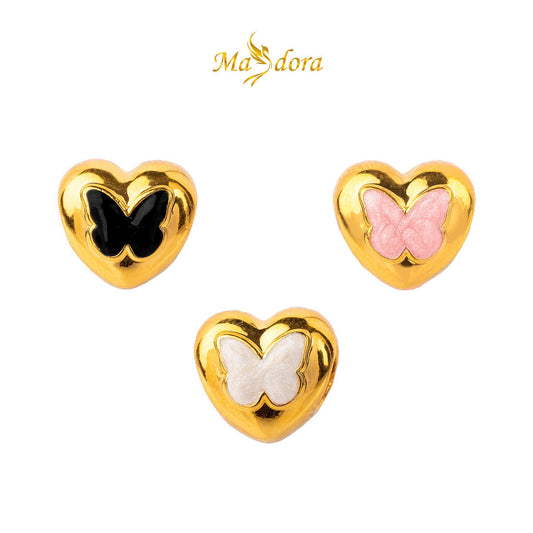 MASDORA 999 Gold Beads Bead Emas ~ HG Butterfly Love (EMAS 999/24K)