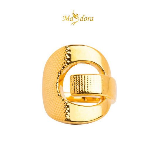 MASDORA 999 Gold Ring Rings Cincin Emas ~ Golden Majestic G (EMAS 999/24K)