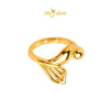 MASDORA 999 Gold Ring Rings Cincin Emas ~ Imperious Mermaid Tail (EMAS 999/24K)