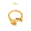 MASDORA 999 Gold Ring Rings Cincin Emas ~ Imperious Mermaid Tail (EMAS 999/24K)