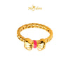 MASDORA 999 Gold Ring Rings Cincin Emas ~ Mini Ribbon Chain (EMAS 999/24K)