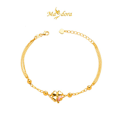 MASDORA 999 Gold Bracelet Rantai Tangan Emas ~ Cute Enamel Edition (EMAS 999/24K)