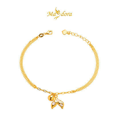 MASDORA 999 Gold Bracelet Rantai Tangan Emas ~ Cute Enamel Edition (EMAS 999/24K)
