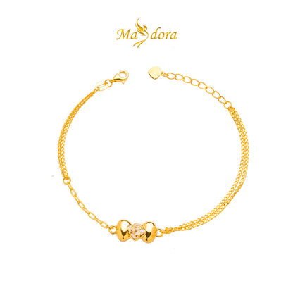 MASDORA 999 Gold Bracelet Rantai Tangan Emas ~ Cute Enamel Edition (EMAS 999/24K)