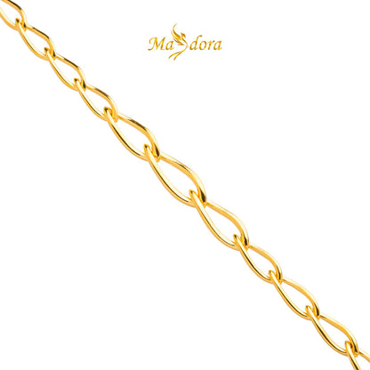 MASDORA 999 Gold Bracelet Rantai Tangan Emas ~ Double Spiral Set  (EMAS 999/24K)
