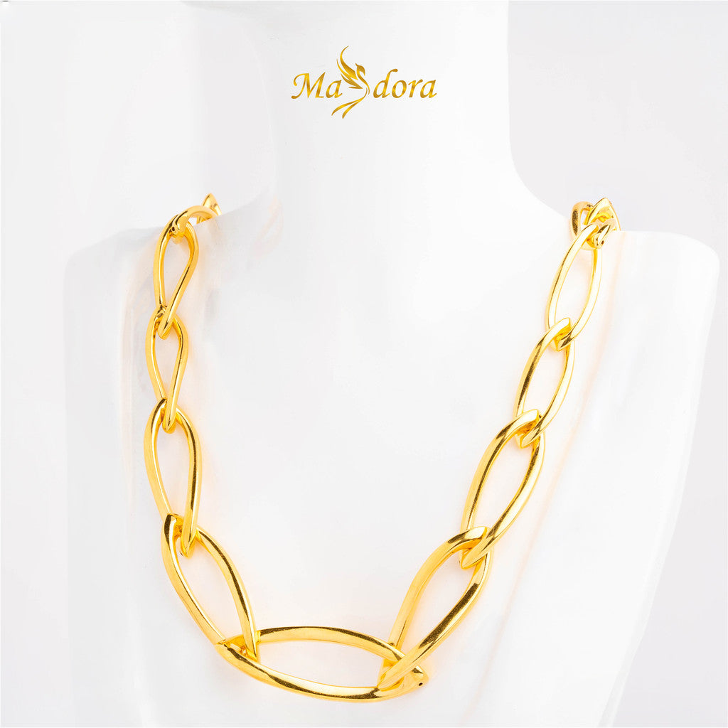 MASDORA 999 Gold Bracelet Rantai Tangan Emas ~ Double Spiral Set  (EMAS 999/24K)